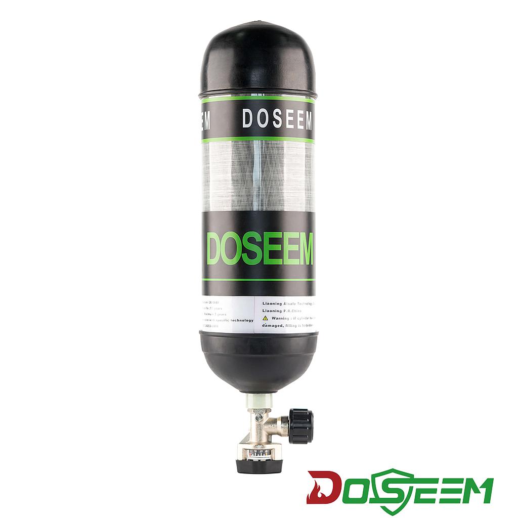 DOSEEM 9L Air cylinder (GB) &amp; Pressure gauge cylinder valve KHF-30SA