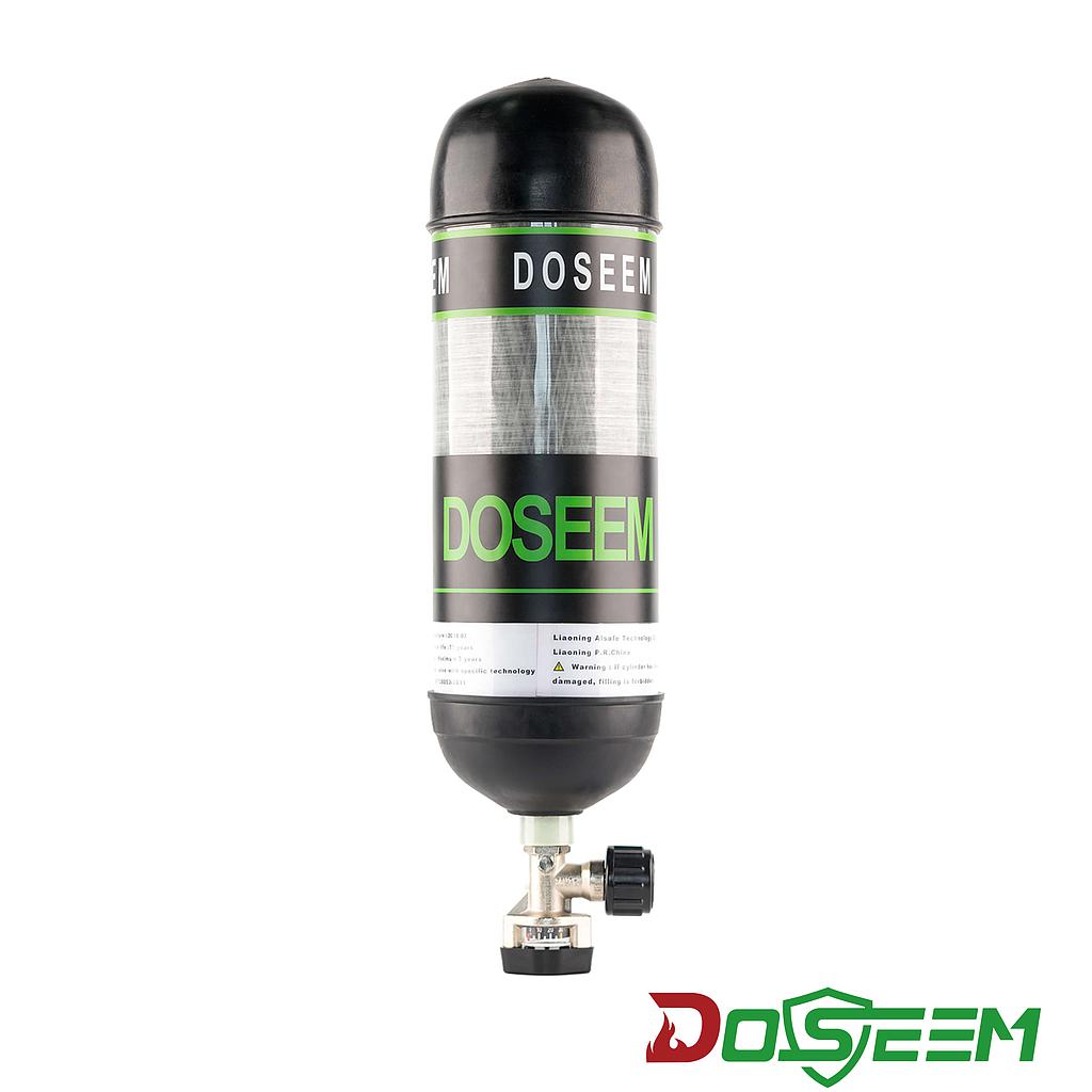 DOSEEM 6.8L Air cylinder (GB) &amp; Pressure gauge cylinder valve KHF-30SA